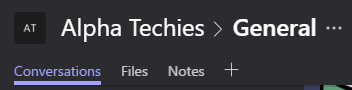 Microsoft Teams screenshot